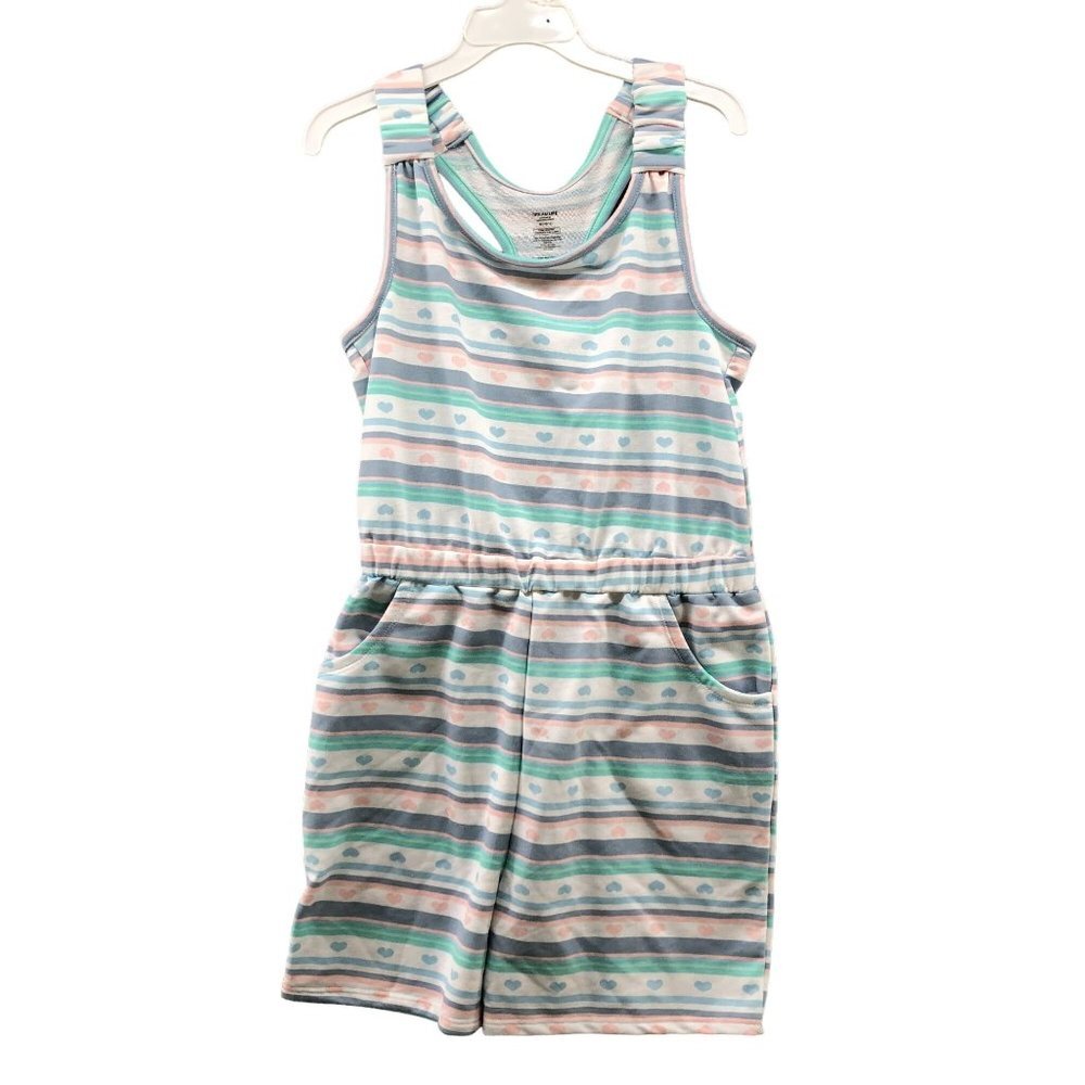 Dreamlife Sleepwear Girls Size M (10-12) Soft Pajama‎ Romper Heart Print